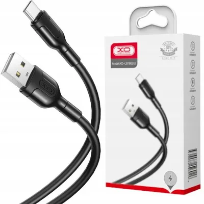 Produktbild von XO Ladekabel USB zu USB-C 1m Datenübertragung Schwarz