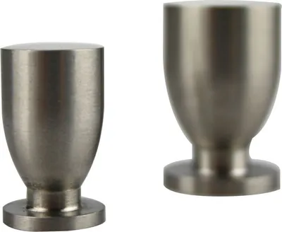 Produktbild von Möbelknopf Edelstahl matt gebürstet Kommodenknopf Schubladengriff 25mm