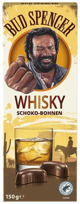 Produktbild von Bud Spencer Whisky Schoko-Bohnen 150g