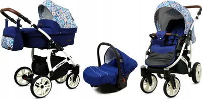 Immagine prodotto di BabyLux® Optimal | Kocárek 3v1 Set | Piastrelle Portueguese | Passeggino Combi | Passeggino Set