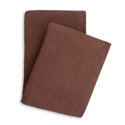 Productafbeelding van Yellow Bedsprei ICA Maroon Brown 270x260 cm 100% Katoen