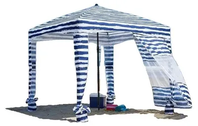 Image de Strand-Cabana, protection solaire UPF 50+, design portable, couleur bleu marine