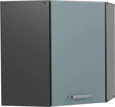 Produktbild von Eckhängeschrank Vicco R-Line Blau-Grau 57 cm, Model 41079