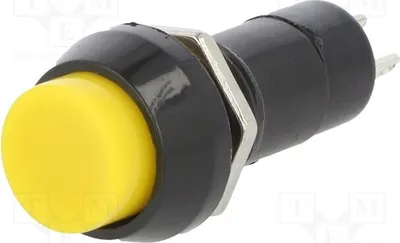 Obrázek produktu pro 2x Spínač, tlačítko PS11AYL, spínač Stard, 1A/250VAC, poloha: 2, OFF-ON