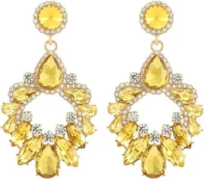 Produktbild von Ohrringe KI-28209 - Eleganz in Gold und Gelb KP28209