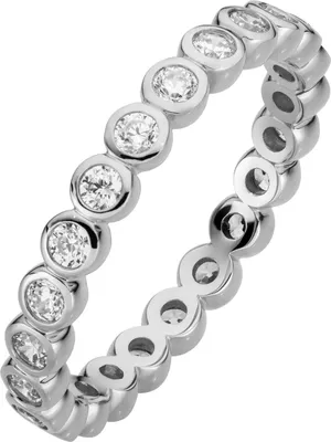 Produktbild von Orolino Ring 333/- Gold weiß 052 (16,6) Zirkonia weiß 067370155