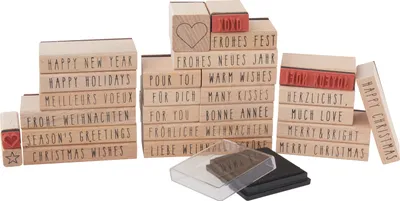 Obrázok produktu pre Stempel-Set XL "Vianočné želania", 26 tlg.