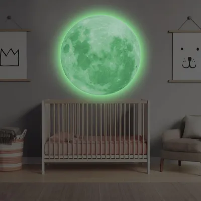 leuchtender Mond-Wandaufkleber, Modell 036-044 – Decords, Produktansicht 1