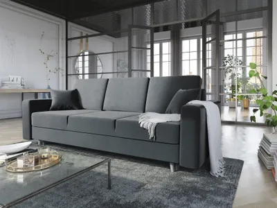 Produktbild von Sofa 3-Sitzer CARDE mit Schlaffunktion Grau