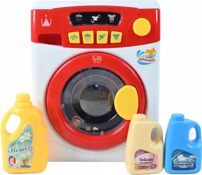 Produktbild von Kinder Waschmaschine mit Licht & Sound - Drehende Trommel & 4 Programme Spielzeug