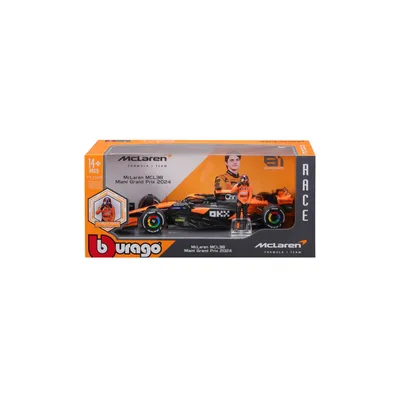 Produktbild von BOLID F1 McLaren MCL38 FIGUR OSCAR PIASTRI 1:24 MODELL BBURAGO 18-28040
