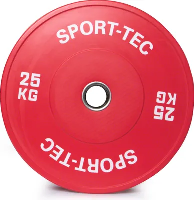 Produktbild von Hantelscheibe Olympia Bumper Plate, 50 mm, 25 kg, rot