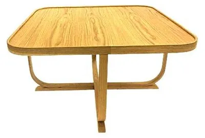 Obrázok produktu pre Skye Decor, kvalitný konferenčný stolík (3 časti) – dub sýto modrej farby, 100% dub, 90 cm
