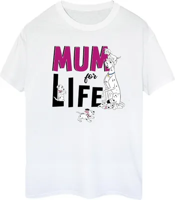 Produktbild von Disney - "101 Dalmatians Mum For Life" T-Shirt für Damen BI26068 (M) (Weiß)