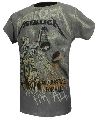 Immagine prodotto di Metallica und Justice For All Neon-Allover-Print-T-Shirt - XL