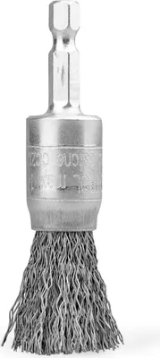 Image de Brosse Avec Embout 1/4 Fil D'acier Fi17Mm