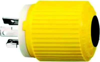 Image de Connecteur électrique de moulinet de pêche Hubbell 28vdc 30a jaune jaune One Size