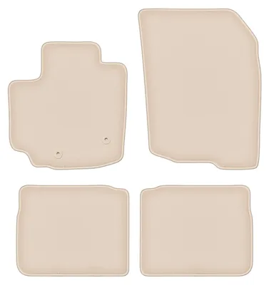 Produktbild von DURBAN Beige Velours-Fußmatten-Set für Suzuki S-Cross Hybrid SUV (2020-)