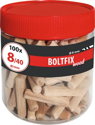 Immagine prodotto di TOX 015200141 TOX BOLTFIX wood 015200141 Holzdübel Ø 8 mm x 40 mm, 100 St.