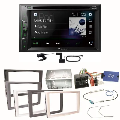 Produktbild von Pioneer AVH-A3200DAB Bluetooth Einbauset für Opel Astra H Corsa D Zafira B Antara
