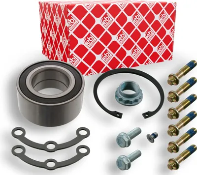 Produktbild von FEBI BILSTEIN Radlagersatz Hinten Links Hinten Rechts passend für MERCEDES-BENZ C-Klasse Limousine (W203) Schrägkugellager 84mm 21872