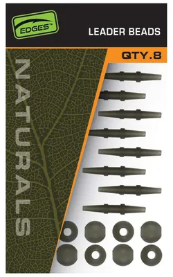 Produktbild von Fox Edges Naturals Leader Beads - 8 Perlen & Sleeves