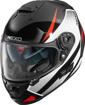 Produktbild von Nexo Fiberglas Tour Comfort Motorradhelm mit Sonnenblende, 1450g