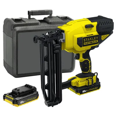 Produktbild von Stanley FMC792D2 Akku Nagler 18V - 2,0Ah Li-ion 16er Stifte mit 2 Akkus & Koffer