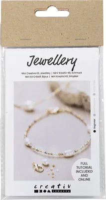 Produktbild von Creativ Company Mini Hobbyset Schmuckarmband und Halskette mit Schließen