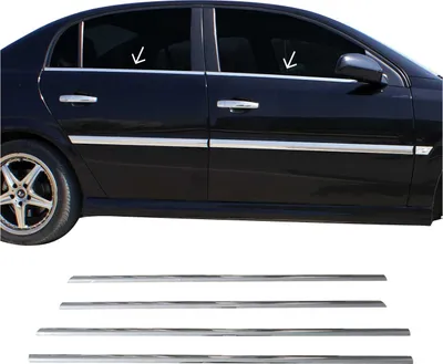 Zdjęcie produktu dla Listwy okienne do Opel Vectra C notchback sedan 2002-2008 chrom 4x