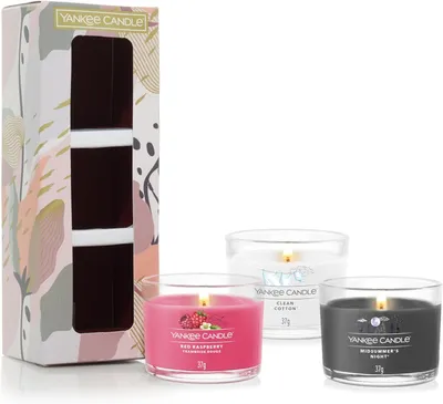 Obrázek produktu pro Dárková sada: Yankee Candle Dárkový Set 23 3x Votivní svíčka ve skle 3x37g