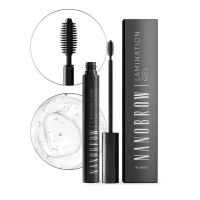 Productafbeelding van Transparente Wenkbrauwgel Nanobrow Lamination Gel Transparent - Stylinggel voor wenkbrauwen, om wenkbrauwen te stylen en in te vullen