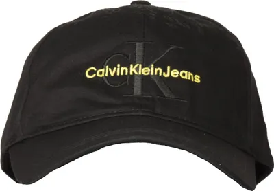 Zdjęcie produktu dla CK CALVIN KLEIN JEANS czapka z daszkiem z regulowanym daszkiem artykuł K60K606624 MONOGRAM CAP, 0GN Fashion black, JEDEN - JEDEN ROZMIAR, 100% Bawełna