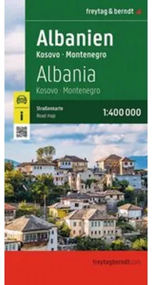 Produktbild von freytag & berndt Straßenkarte Albanien, Kosovo - Montenegro 1:400.000