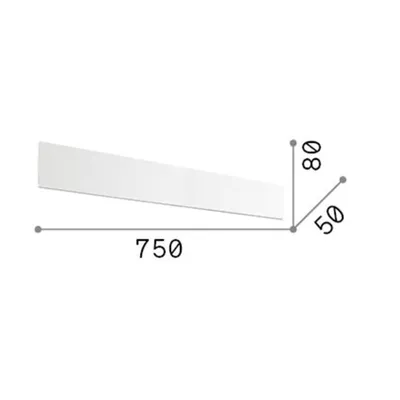 Produktbild von Moderne Zig Zag Metall Schwarz Led Wandleuchte 30W 3000K Warmes Licht