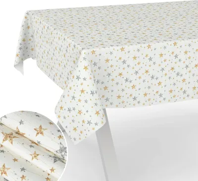 Produktbild von Tischdecke Strene Gold-Silber 350x140cm