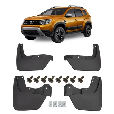 Produktbild von HERSTMOTO Schmutzfänger, 4er-Set Schmutzfänger-Kit Spritzschutz Schmutzfänger mit Befestigungssatz, passend für Dacia Duster II HM 2018-2024