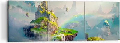 Produktbild von Bild auf Leinwand - Leinwandbild - Abstraktion Natur - 120x40cm - Wand Bild - Wanddeko - Wandbilder - Leinwanddruck - Bilder - Kunstdruck - Wanddekoration - Leinwand bilder - Wandkunst - CA120x40-3469