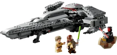 Produktbild von LEGO Star Wars Darth Mauls Sith Infiltrator, Spielzeug mit Minifiguren inklusive Anakin Skywalker, Geschenke für Jungen und Mädchen ab 9 Jahren 75383