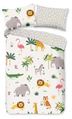 Produktbild von Good Morning Renforcé-Bettwäsche-Garnitur Artis   Farbe Ecru Größe 100x135+40x60