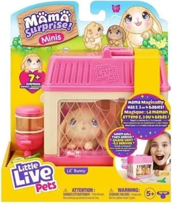 Produktbild von Little Live Pets – Mama Surprise Mini Maus-Spielset: Lil‘ Bunny