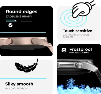Produktbild von Gehärtetes Glas Schutz pro Samsung Galaxy Watch 7 / 6 / 5 / 4 (44mm), voděodolné