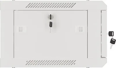 Imagen del producto de Lanberg WF01-6404-10S Lanberg Rack Wandschrank 19" 4U/600X450 Glastür grau