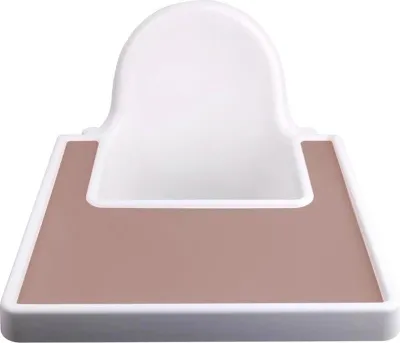 Produktbild von Silikon-Ausschneidematte, passend für den braunen Hochstuhl Ikea Antilop