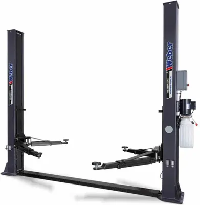 Produktbild von 2 Säulen Hebebühne 4000kg max 1940mm 2200W 230V |-| 2830mm Säulenhebebühne Heber Wählen Sie Ihre Ausführung: Manuelle Verriegelung