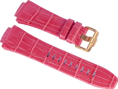 Produktbild von Jacques Lemans 1-1770 Uhrenarmband Leder pink Spezialanstoß | 1-1770i