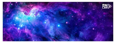 Image de Onlan - Tapis de souris AS-210 XL Nebula – Précision et confort – Antidérapant – XL (30 x