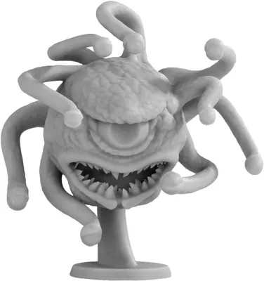 Productafbeelding van Monstermodel Octopusogen - 3D Print Model - Decoratief Object - Gedetailleerd Ontwerp - 11 cm - Meerkleurig