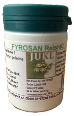 Produktbild von JUKL Fyrosan Reishi G, 60 Tabletten, 30 g