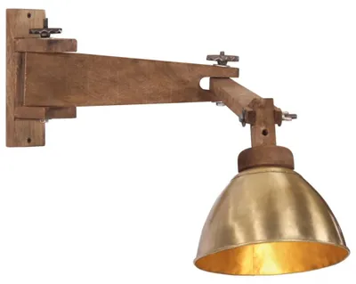 Produktbild von vidaXL Wandleuchte 25 W Antik-Messing E27